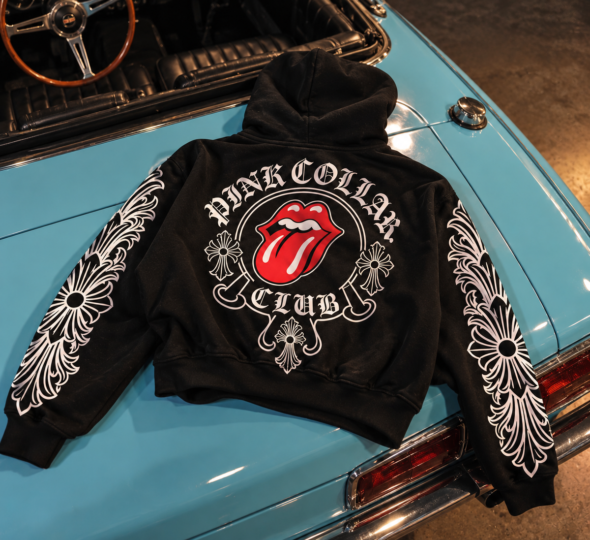 Hell on Heels Zip Up Hoodie