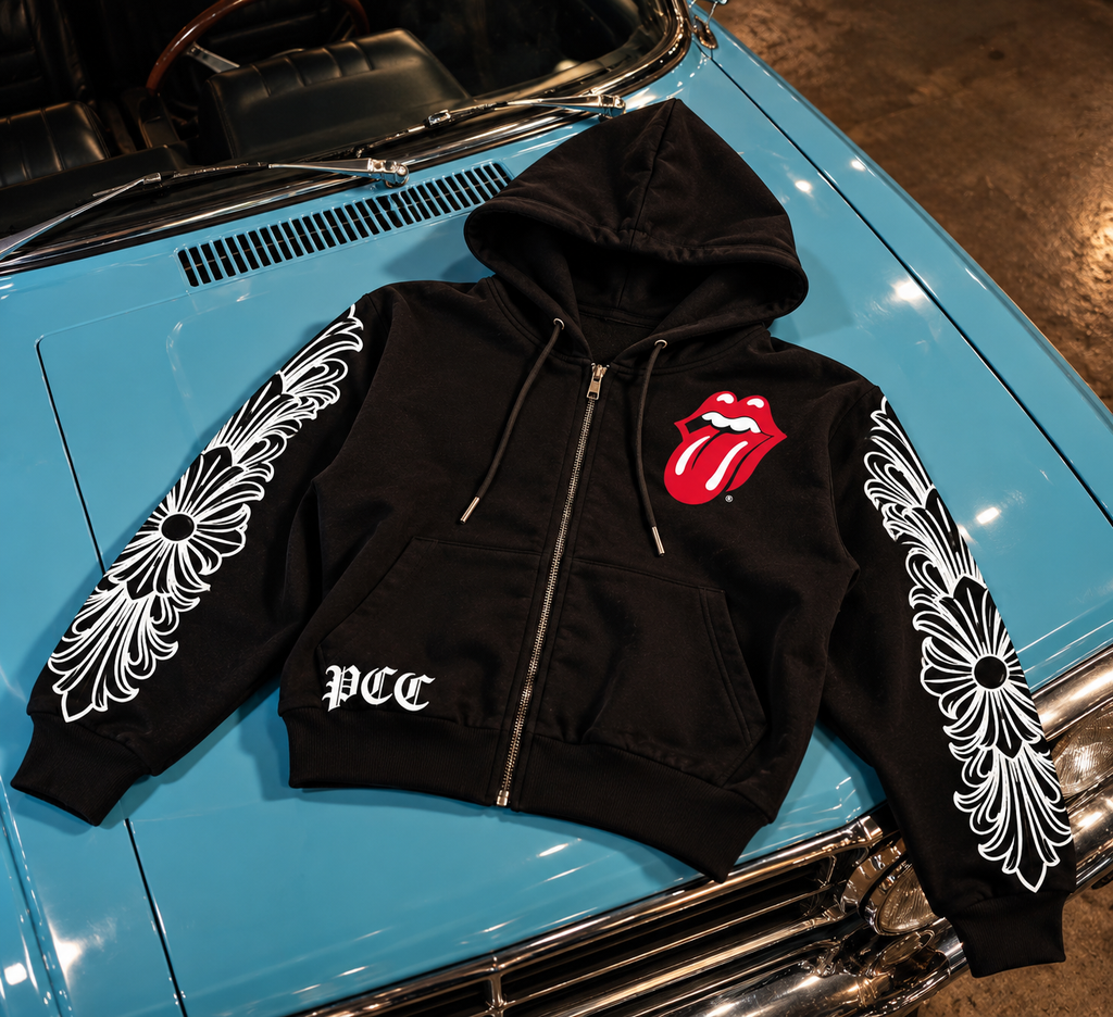 Hell on Heels Zip Up Hoodie