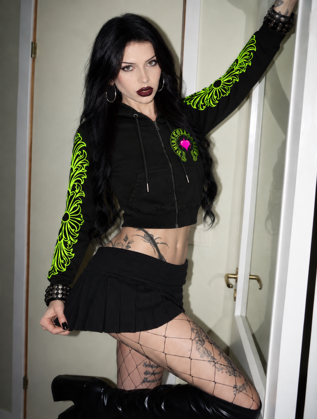 Scream Queen Zip-Up Hoodie