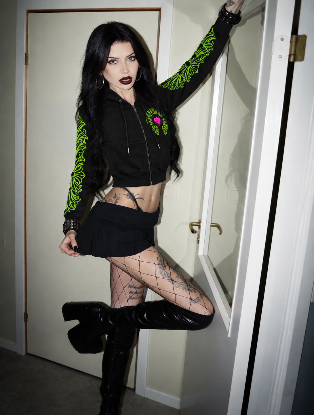 Scream Queen Zip-Up Hoodie