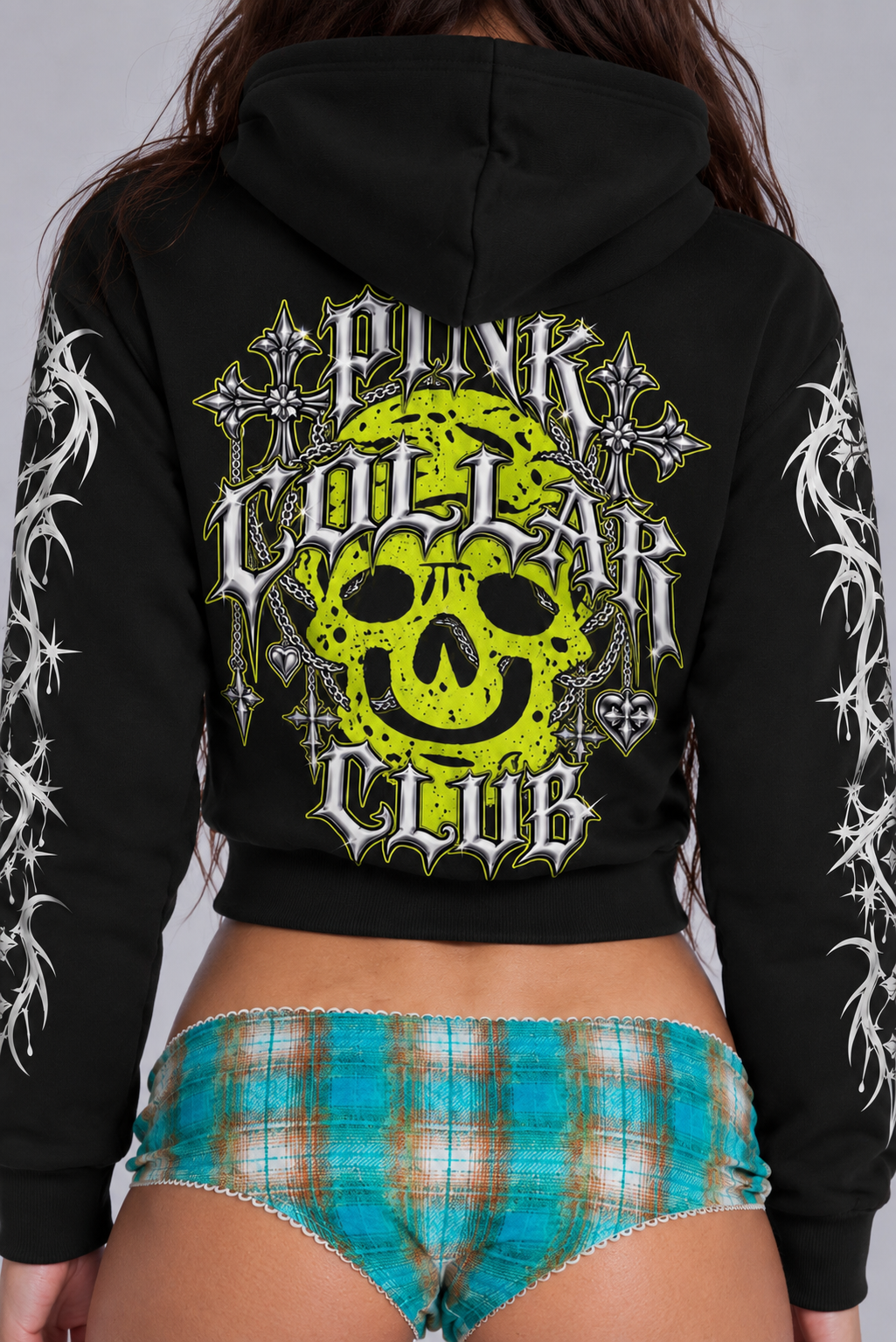 Neon Skull Hoodie